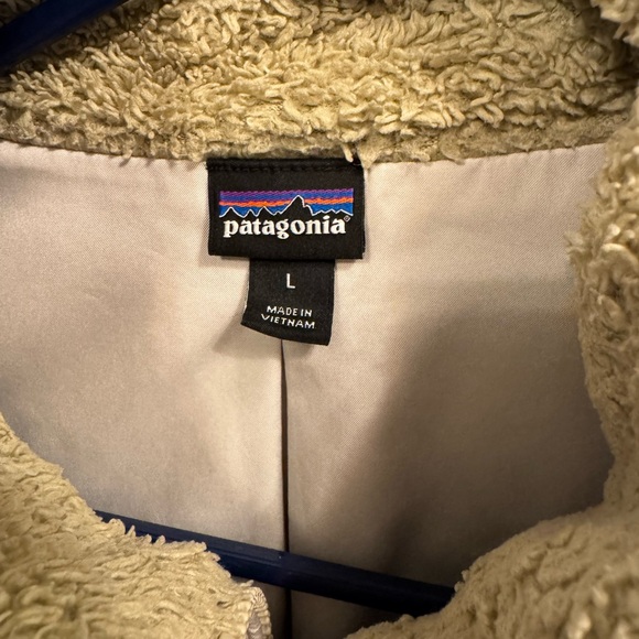 Patagonia Large Gatos Sherpa Fleece Vest Full Zip With Pockets - Picture 3 of 3